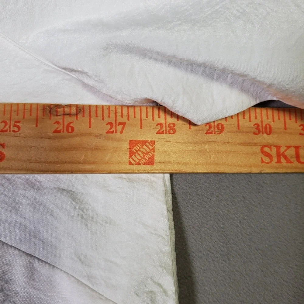 Ali Miles Button Up Shirt Womens 2X White Lagenlook Minimalist Career Chic Relax - Picture 3 of 7